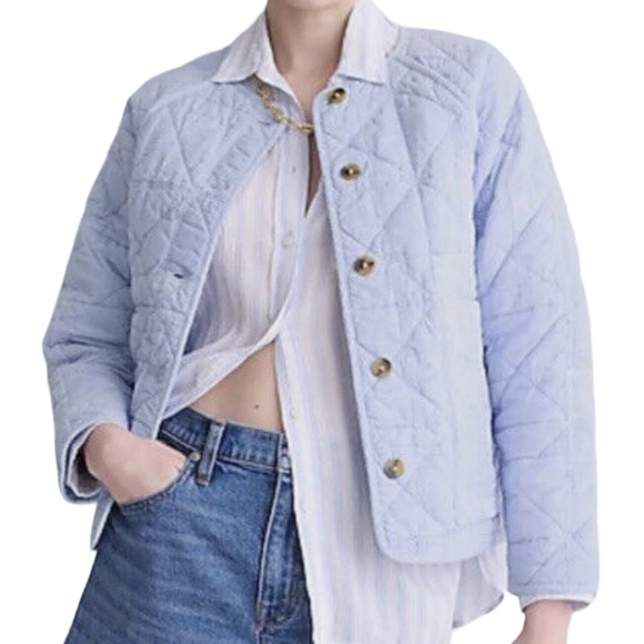 J. Crew Jackets & Blazers - J. Crew Soft Peri Quilted Cotton Jacket BH973 in Size XXS